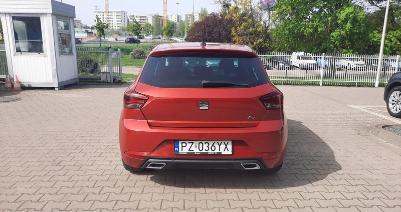 Seat Ibiza cena 58900 przebieg: 73153, rok produkcji 2018 z Kunów małe 211
